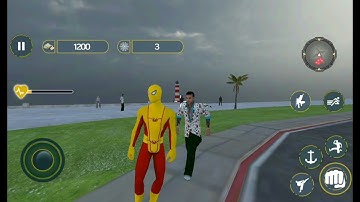 Flying Spider City Rescue Battle - Rope Frog Ninja Hero | Android GamePlay [HD]