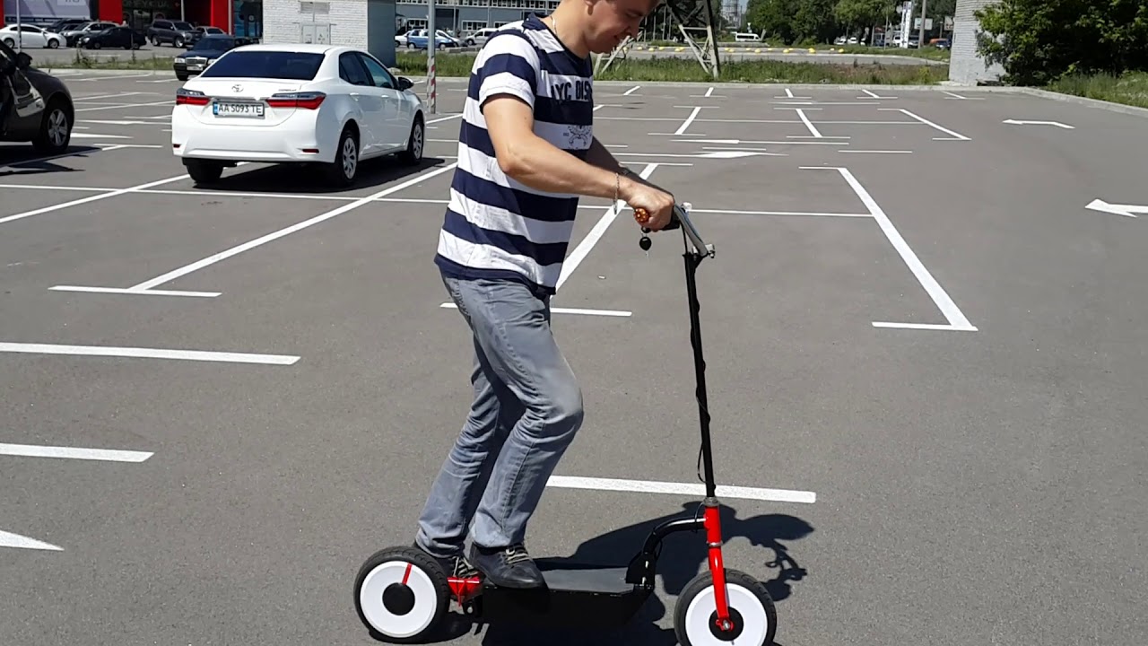 Электросамокат из гироскутера своими руками чертежи и фото