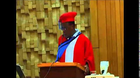 Prof Gumede inaugural lecture part 2