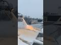 Removing Snow From A Plane! ✈️ #plane #show #airplane