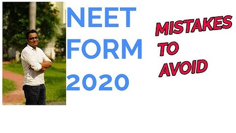 EWS QUOTA|NEET FORM FILLING 2020|MISTAKES TO AVOID