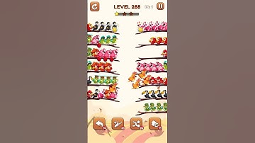 Bird Sort 2: Color Puzzle Level 288 #games #gaming #gameplay