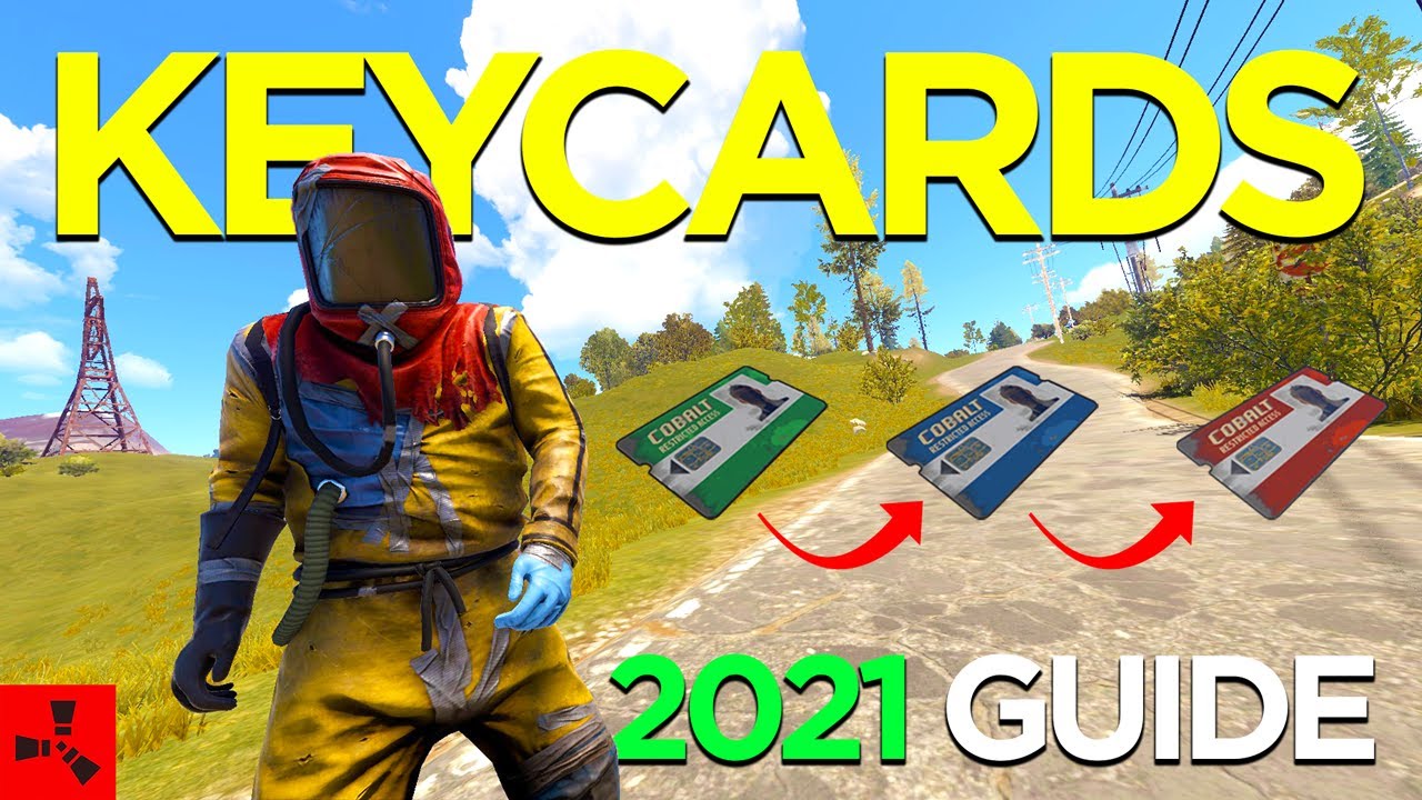 moderat det tvivler jeg på Arv RUST GUIDE: How to get EVERY Keycard (Green, Blue & Red) - YouTube