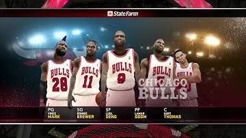 NBA 2K12 PC My Player - [Bulls 2nd game] Full Intro