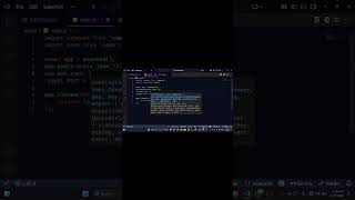 server development node/ Express . JavaScript #learntocode #coding