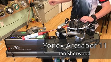 Time Lapse: How to String a Yonex Arcsaber 11 Badminton Racquet