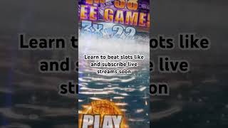 Learn to beat slots right here #subscribe #casino #slots #downtownlasvegas #videoslots #lasvegas