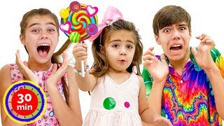 Nastya Y Artem Mia Tuvieron Una Nueva Competencia Divertida Para Niños