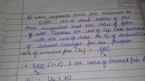 CAPITAL STRUCTURE THEORIES (FM) UGC-NET COMMERCE