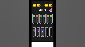 Water Sort Puzzle Level 113 Walkthrough #shorts #watersortpuzzle