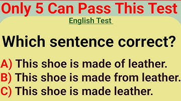 Mixed Grammar Quiz: Only 5% can pass This Test 