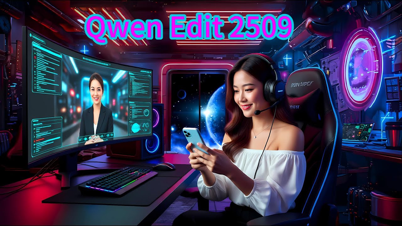 comfyui:Image Editing Using Qwen Edit 2509 - YouTube