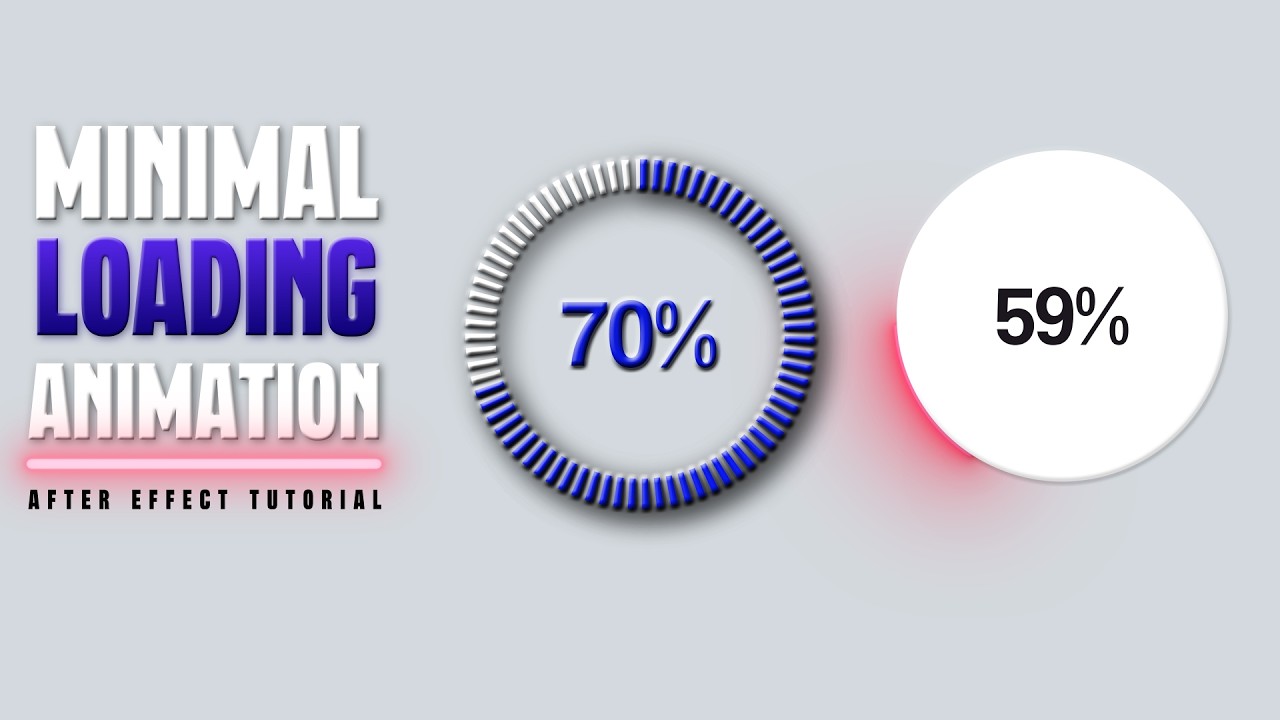 Create Smooth Loading Animation Easily ||After Effects Loading ...