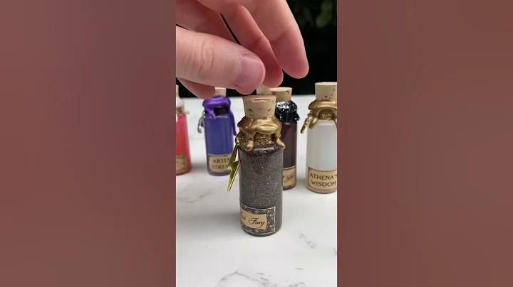 Making my mini Greek Mythology decorative potion bottles! #apothecary #potions #potion