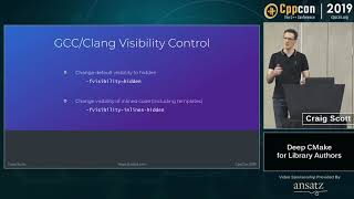 Deep CMake for Library Authors - Craig Scott - CppCon 2019