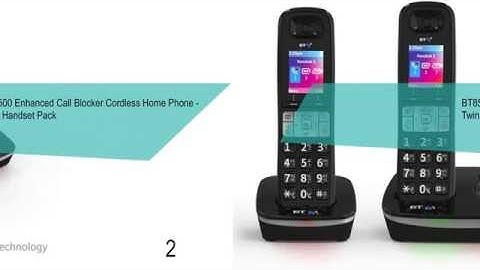 BT8500 Cordless Home Phone