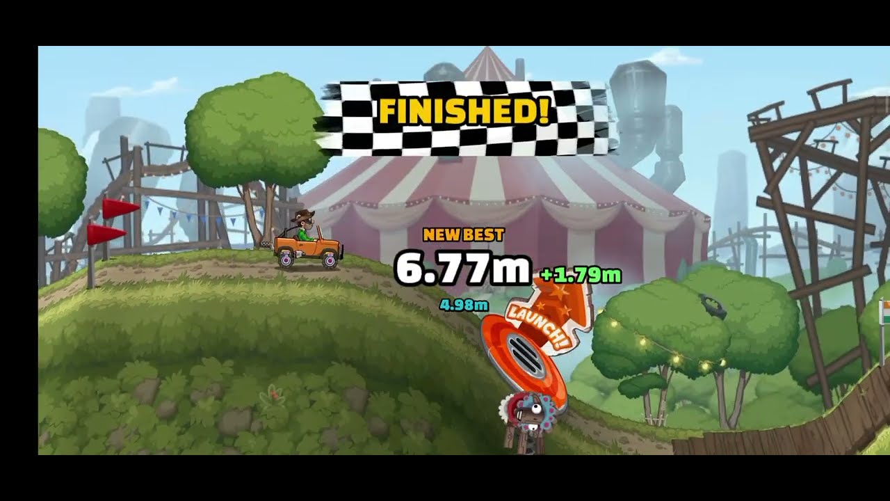 hill climb racing 2 overspill fun rig wheelie 4 tilted tower's hill