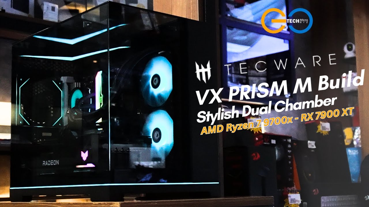 Prism Computer Build PC Build 2025 ft. Tecware VX Prism M / AMD Ryzen 7 9700X / Asus RX ...