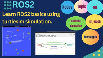 Learn ROS2 basics with a practical example i.e. using Turtlesim Simulation.