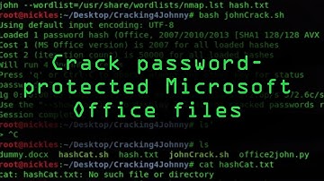 Crack Password-Protected Microsoft Office Files [Tutorial]