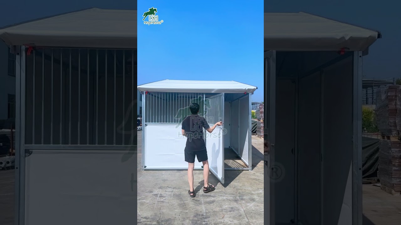 Portable stalls--the perfect solution for temporary or flexible setups.