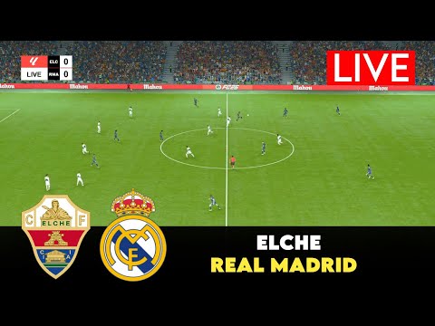 LIVE Real Madrid Vs Elche LaLiga 2025 Match Live Now SIMULATION
