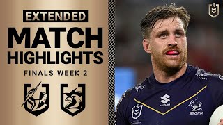 NRL 2023 | Melbourne Storm v Sydney Roosters | Extended Match Highlights, Finals Week 2