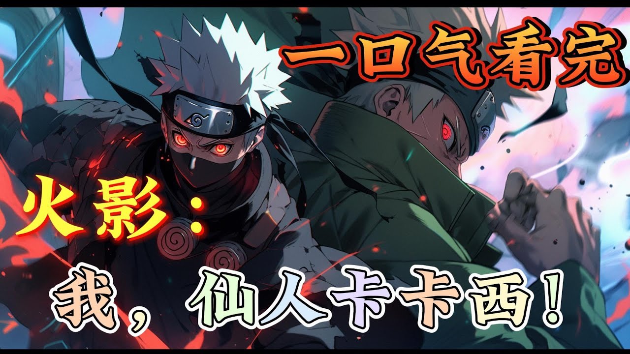 一口气看完系列《火影：我，仙人卡卡西！》仙术+多属性融合+推翻旧时代人在木叶，师承大蛇丸；全新的旗木卡卡西，打破宿命勇攀高峰；谁说出身平凡，就不能高居九天之上！