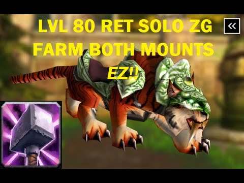 Ret Paladin ZG Solo Mount Farm. Get both mounts easily!! WOTLK Classic