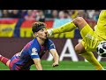 لحظه اصابه فيرمن لوبيز لاعب برشلونه امام اتلتيكو مدريد / برشلونه و اتلتكو مدريد 