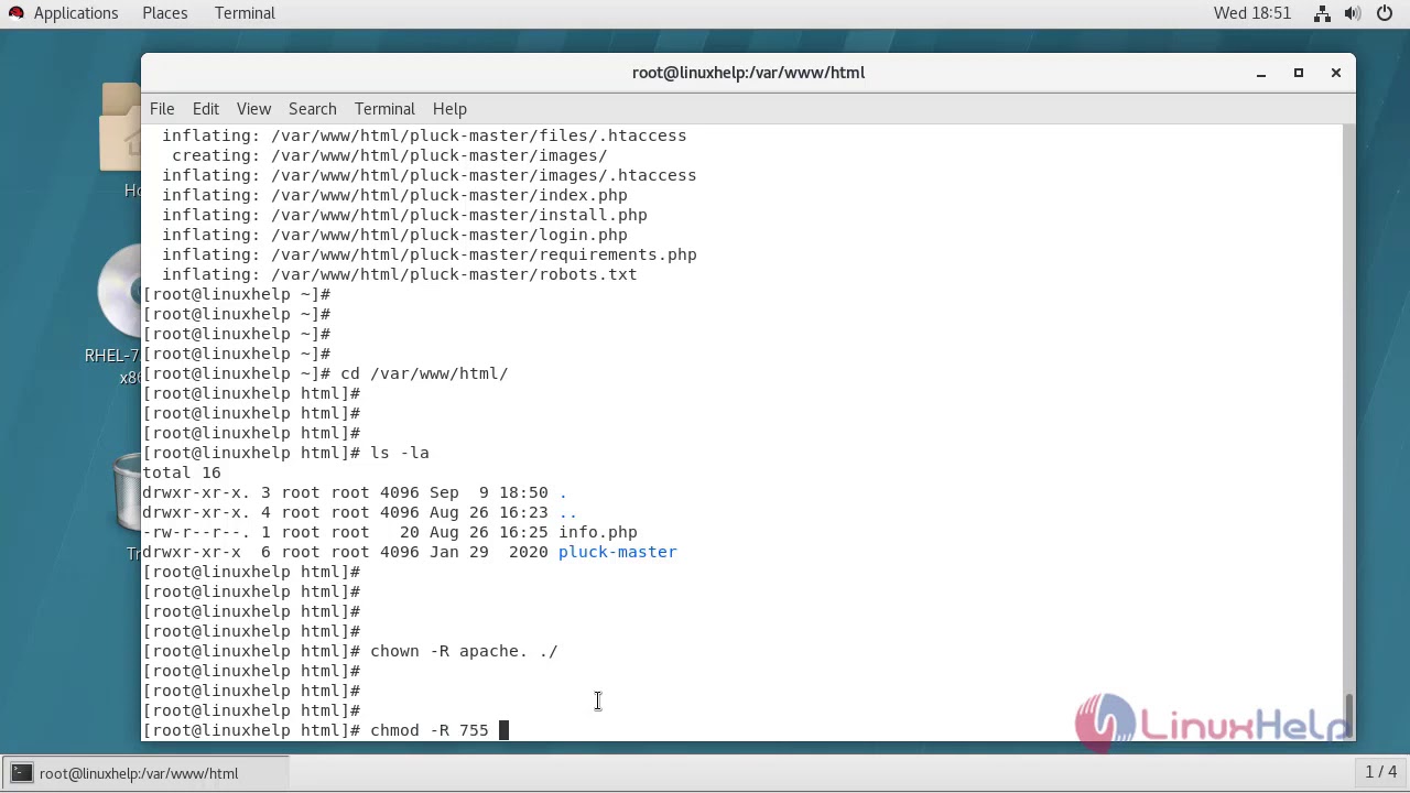 How to Install Pluck CMS on RHEL7.6 - YouTube