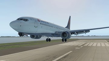 Nose Landing Gear Failure Emergency Landing B-737 | X-Plane 11