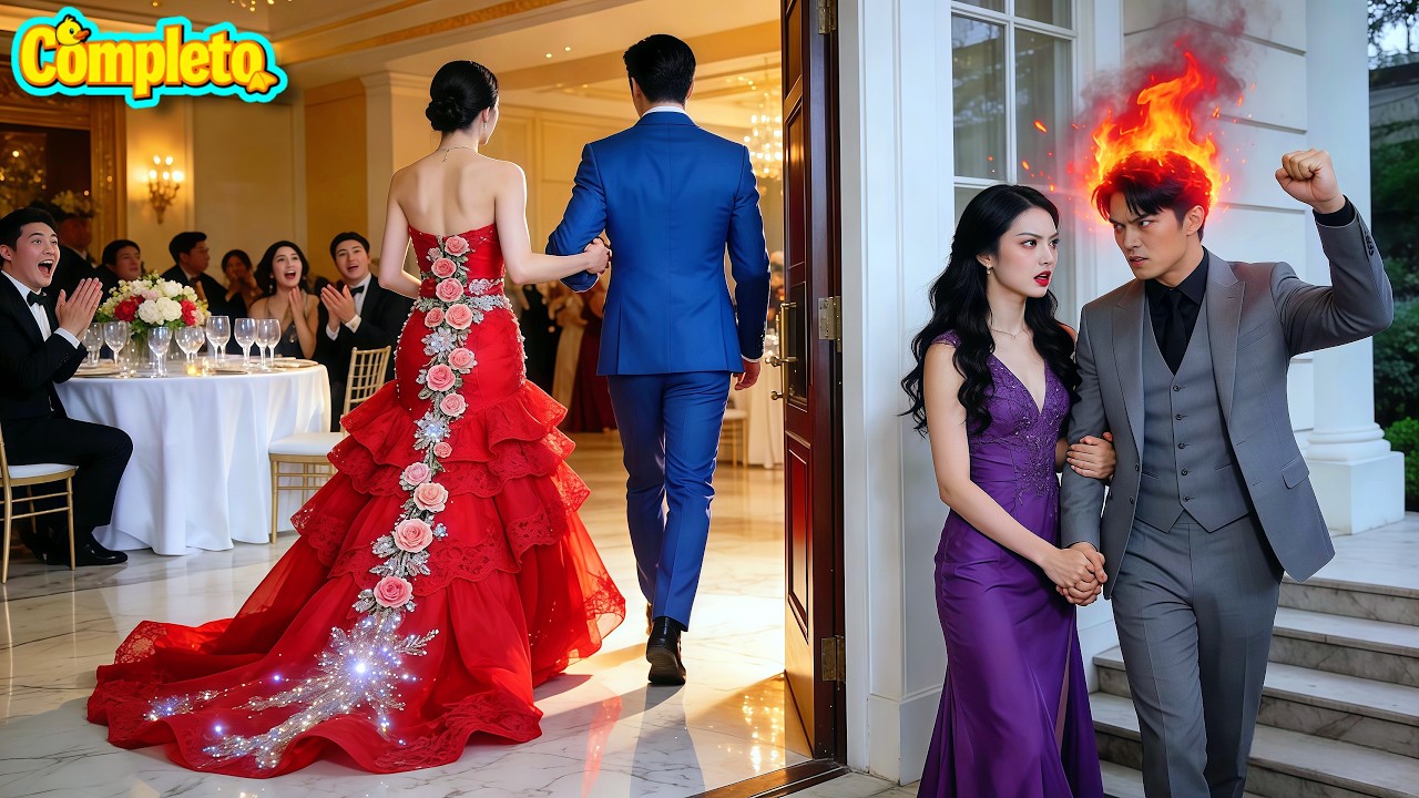 CEO Despreció A Su“Esposa Fea”, Llevó Amante A Boda; Inesperada Ella Llegó Con Otro CEO—¡Él Explotó!