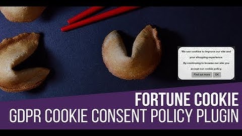Fortune Cookie Consent Policy WordPress Plugin