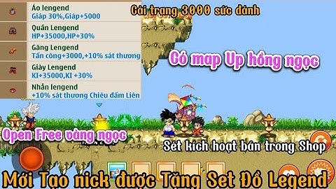 Nro Lậu _ Trải Nghiệm Sever Open Free Vàng ngọc Có map Up hồng ngọc Tạo nick mới Nhận Set Đồ Legend