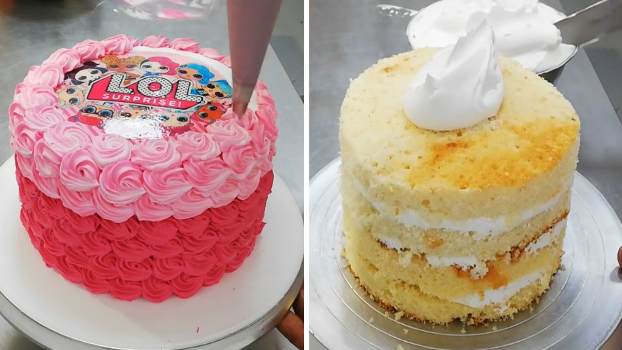 LOL photo cake kaise banate hain how to make l o l photo cake pink