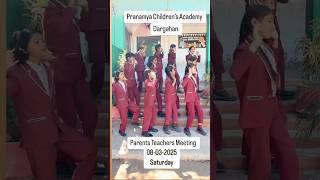 Parents and teachers together are the architects of a child's dreams. #ptm #school #pca_dargahan