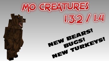 MO CREATURES 1.3.2 UPDATE! PANDAS, BUGS, TURKEYS! (4.0.4)