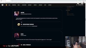 Tyler1 reacts to the Quinn nerfs