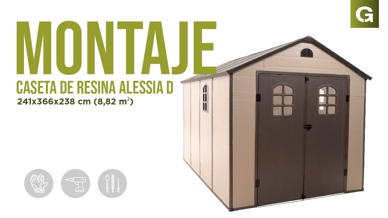 ¡Aprende a montar tus casetas de resina Alessia, de Gardiun! 🏘️🛠️