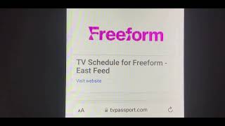 Freeforms New Logo On Tv Pports Listings