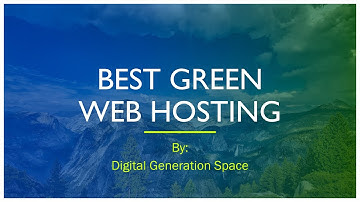 Best Green Web Hosting
