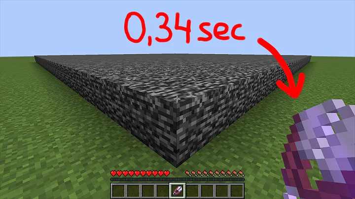 how to break bedrock in 0.34 sec