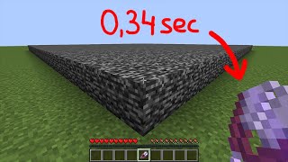 How To Break Bedrock In 0.34 Sec
