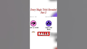 Every Magic Trick Revealed Part 2 #youtubeshorts #shorts #fyp #knowledge #learning #learn #facts
