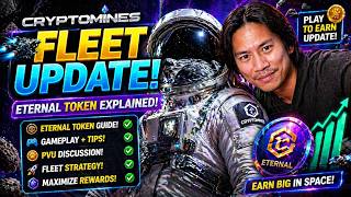 CRYPTOMINES Fleet Update Tagalog 🚀 Eternal Token Explained | Gameplay + Tips + PVU Discussion