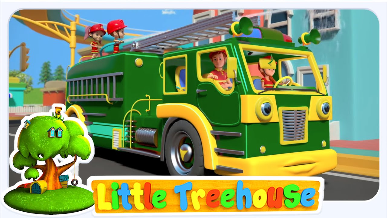 Lagu Roda Pada Truk Pemadam Kebakaran Dan Musik Edukatif Untuk Bayi