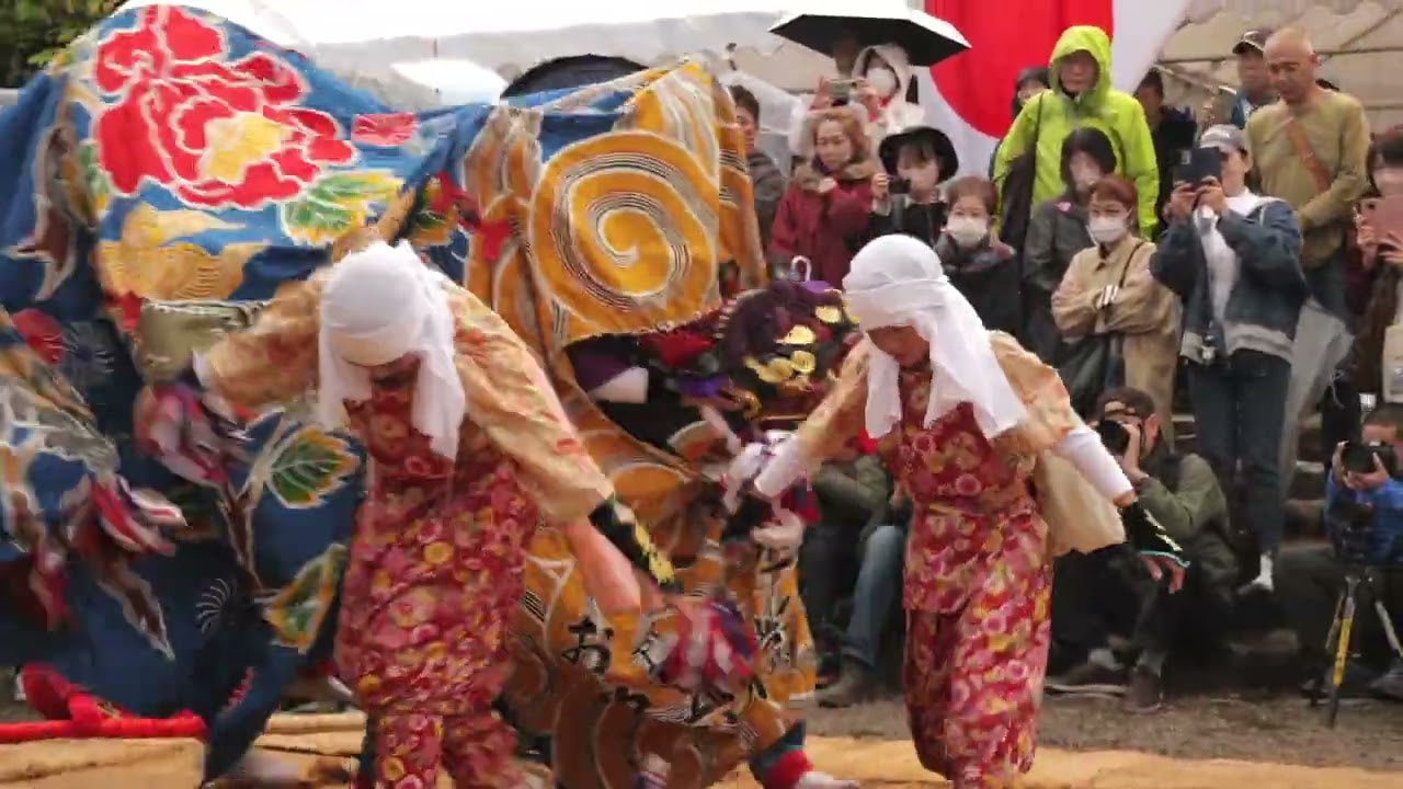 340.どぶろく祭り1015 8はらい 寄り画_Shirakawa-go movie images - Autumn | Shirakawa village, Japan