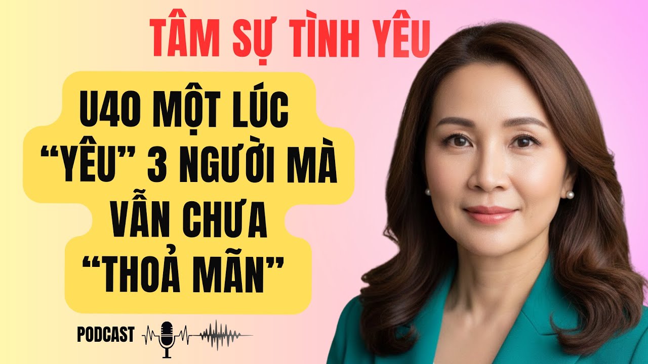 U40 Một Lúc Yêu 3 Người Mà Vẫn Chưa Thoả Mãn | Tâm Sự Tình Yêu