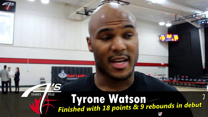 Tyrone Watson Joins the Orangeville A's | NBL Canada